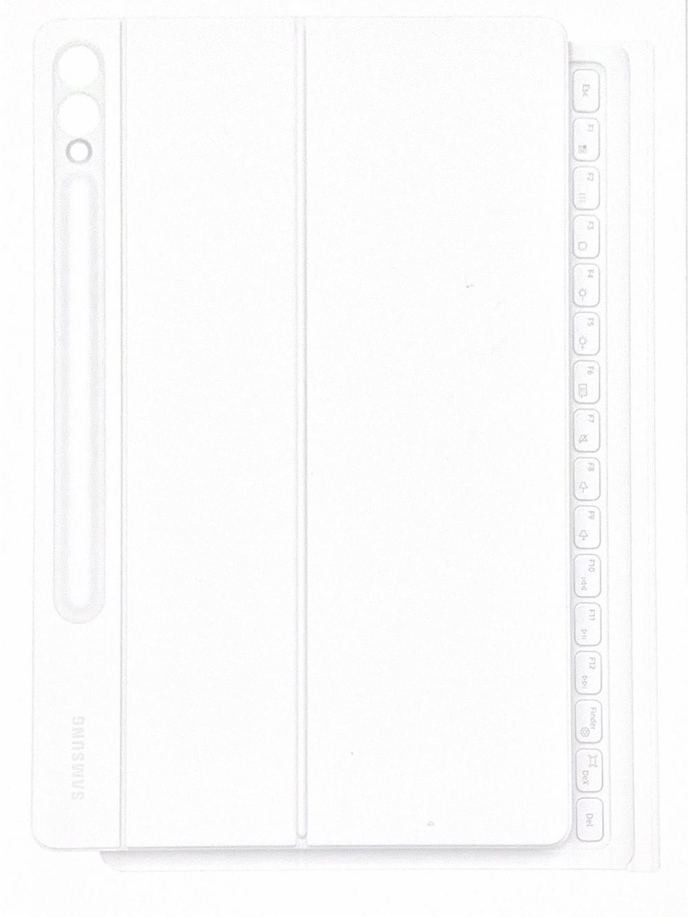 Samsung Book Cover Keyboard for Galaxy Tab S10+/S9+/S9 FE+, White (DX825)
